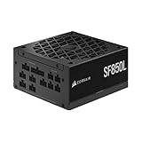 CORSAIR SF850L 80 PLUS Gold認証 フルモジュール式電源ユニット SF-Lシリーズ 低ノイズ SFX 電源 ATX 3.0 & PCIe 5.0 準拠 静音 120mm PWM ファン Zero RPM モード対応 105°C 定格コンデンサー CP-9020245-JP