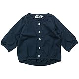 《春夏対応》 SUCRE(シュクル) 杢天竺長袖カーディガン 100cm /ネイビー NO.F-473015