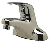 Zurn z7443-xl-fc 4インチセンターセット鉛フリーシングルハンドルバスルーム蛇口メタル、 Z7443-XL-FC 1