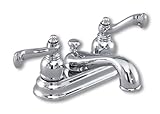 LDR 950 40309CP Double Handle Lavatory Faucet with Pop-Up, Chrome by LDR Industries