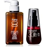 haru(ハル) kurokamiスカルプ（オリジナル） 400ml 単品 + ヘアリペアセラム 50ml 単品オールインワン 天然由来 無添加 ノンシリコンシャンプー ＋ 髪の補修美容液 美髪ケアセット