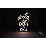 CLUSH ネオンサイン ジュース ドリンク ネオン管 NEON SIGN クラッシュ