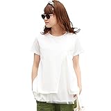 Pearls 授乳服 トップス マタニティ またにてぃ かんたん 授乳 授乳口付き 半袖 産前 産後 妊婦服 季節 通勤 春 夏 レース レイヤード 長く使える 授乳服には見えない お出かけにぴったり