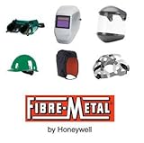 Honeywell F300BP Fibre-Metal High Performance Noryl Faceshield Headgear, Ratchet Adjustment, Bulk, G