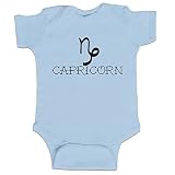Capricorn Zodiac Sign Funny Baby Boyボディスーツ幼児 カラー: ブルー