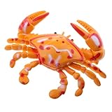 F Fityle 海洋動物　置物　おもちゃ　モデル　カニ　オレンジ　現実的　活発な