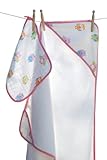 Angel Dear Hooded Towel and Washcloth, Pink Owl by Angel Dear