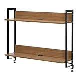 R・Fヤマカワ ワーキングデスク 上置ハイシェルフ W986×D280×H753mm GZUSRH-1000 ウォルナットB