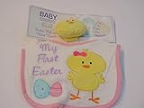 Baby Essentials Easter Feeder Bib with Wrist Rattle by AD Sutton