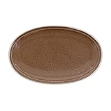 テーブルウェアイースト オーバルプレート 22cm ナチュレ シナモン