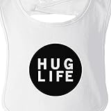 365 Printing Hug Life White Baby Bib Infant Bibs Gifts Ideas For Baby Shower