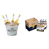 【セット買い】コロナ・バケツ+コロナ・エキストラ ボトル [メキシコ 355ml×8本 ] [ギフトBox入り] &コロナ・木箱ギフト + コロナ・エキストラ ボトル [メキシコ 355ml×12本パック]