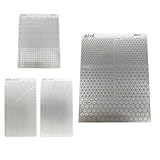 [Cicogna] マスキングテープ カットガイド プレート型 マスキングシート カッティング ガイド プラモデル 塗装用 テンプレート ガンダム AFV 高難易度シリーズ (4種類セット(タイプ A B C D))