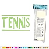 グラフィックスと詳細テニス – スポーツキッズ – ビニールステッカーデカール壁アート装飾 グリーン 061716W5507_Olive