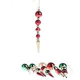 グループの6 AssortedカラーダイヤモンドボールビーズティアドロップHanging Ornamentsの装飾、作成とEmbellishing