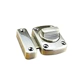 Perfk 高品質　ドアターンボルトロック　ステンレス　トイレ　プライバシーラッチ　耐久性　長寿命　全3色2サイズ - ブロンズ　L