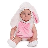 Dress Up America Baby Plush BunnyピンクとホワイトCozy Rabbit Costume for Infants