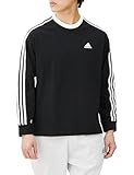 [アディダス] 長袖 Tシャツ 3ストライプス パック ルーズフィット 長袖リンガーTシャツ JUH46 メンズ ブラック(IX2732) L
