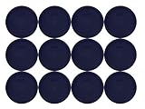 Set of 12 Pyrex Blue Round Storage Lid Cover fits 6 & 7 cup Round Dishes 7.5 Diameter # 7402-PC (12)