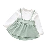 (プタス)Putars ベビー服 子供服 女の子 ワンピース ドレス 長袖 キャミソール フェイク重ね着 可愛い 秋冬 オシャレ 通園 発表会 旅行 記念日 プレゼント 2-5歳