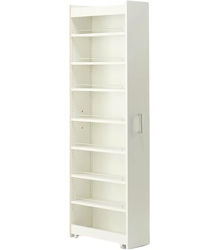 Amazon.co.jp: 8tail キッチンワゴン 隙間収納 幅20 奥行60 ブラック