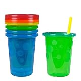 2X The First Years Take and Toss Straw Cups, 10 Ounce, 4 Count by The First Years [並行輸入品]