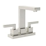 Symmons Duro SLC-3612-STN-1.5 Two Handle Centerset Lavatory Faucet, Satin Nickel [並行輸入品]