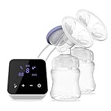 MUTANG 電動式乳房ポンプ両側サイレントインテリジェント自動搾乳機授乳用ポンプ乳母車