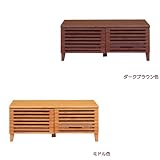 ローボード ティアラ 100AVボード 扉×2タイプ ミドル色（NA） 国産 天然木 アルダー材 自然塗装