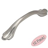 Cosmas ® 6684snサテンニッケルキャビネットハードウェアハンドルプル – 3 "インチ( 76 mm )穴中心 – 10パック