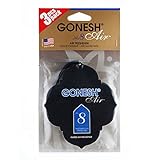 GONESH(ガーネッシュ)ペーパーエアフレッシュナー(吊り下げ型芳香剤)No.8(ほのかに甘いフルーツ系の香り)3個パック