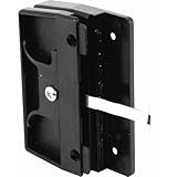 Slide-Co 121732 Mortise Type Screen Door Latch and Pull, Black Plastic by Slide-Co