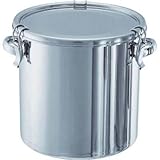 日東金属工業:日東 ステンレスタンク ストレートクリップ式密閉タンク(フタ付) 7L CTH-21 型式:CTH-21