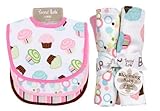 Trend Lab Bouquet Set - Cupcake - Bib & Burp Cloth by Trend Lab [並行輸入品]