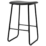 ルームアンドホーム  ノルディック鉄材 バースツール ブラック×ブラック 43.5 X 39.5 X 72cm