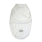 Ultra-Soft, Cuddly, Stylish Printed Design, Ivory Rosette Swaddle, 3-6 Months by Blankets and Beyond
