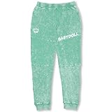 ベビードール 斜めロゴセットアップ ロングパンツ 大人 男女兼用 L エバーグリーン