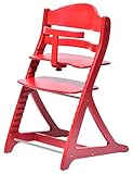 大和屋 すくすくチェアプラス ガード付 レッドRD 1006 使いやすく進化し続けるロングセラーのベビーチェア