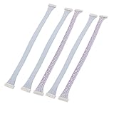 uxcell　接続ケーブル　ピンヘッダー　デュアルエンド　XH2.54　10ピン　メスコネクタ　30cm長　5個入り