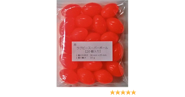 Amazon 赤色 ラグビースーパーボール 個 おもちゃ おもちゃ
