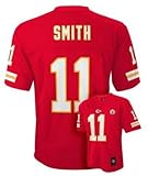 アレックス・スミスKansas City Chiefsユースサイズレッドミッドティアジャージー( Large 14 / 16 )
