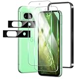 WHskyee Google Pixel 8A 用の ガラスフィルム + カメラフィルム【ガイド枠+2枚液晶保護フィルム+ 2枚レンズ保護フ