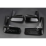 トヨタ クラウン 汎用オーバーフェンダーカバーＧＲＳ210 ＧＲＳ200 ＧＲＳ180 外装 カスタム ブラック ４枚セット パーツ [並行輸入品]