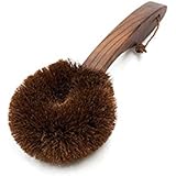 高田耕造商店 ボディブラシ 紀州産からだ用棕櫚たわし(短め) 焼き檜柄 KT-07 takada-040