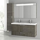 Nameeks ans191 ACF 47 "壁マウントVanity Set with木製キャビネット、セラミック上部Wi、 ACF ANS191-637509932510