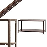 スマートラック NSTR-064 幅90×奥行30×高さ45cm 2段 ブラウン 40㎏/段