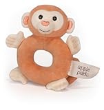 ApplePark アップルパーク オーガニック ラトル&ティーサー さる (TM035) byパパジーノ