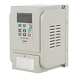 1.5KW 220V 単一入力 3出力インバータ 可変周波数ドライブ VFD モータドライブ 可変速度ドライブ 3相モータ 過電流/過電圧/過熱/過負荷/過小電圧を予防