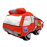 こども達に人気な車がぬいぐるみに トミカ 特大サイズ ぬいぐるみ 約42cm 公式 グッズ (ポンプ車)