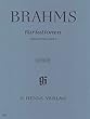 ブラームス: 創作主題による変奏曲 Op.21/1、ハンガリーの歌の主題による変奏曲 Op.21/2/原典版/ヘンレ社/ピアノ・ソロ